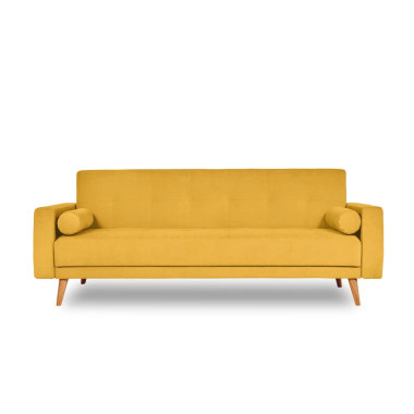 Сэлвик трёхместный диван-релакс Велюр Formula 560 (желтый) арт. 4673739700426