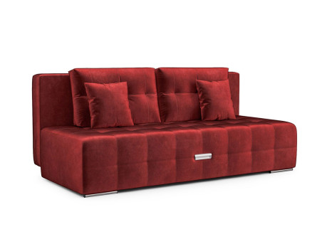 Диван Марсель №4 бархат красный  STAR VELVET 3 DARK RED