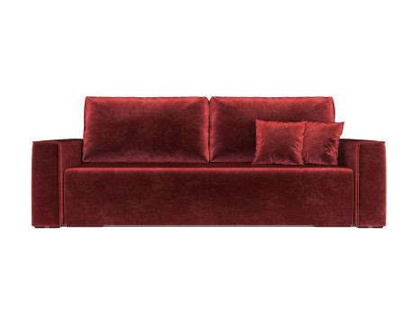 Диван Манхэттен бархат красный STAR VELVET 3 DARK RED