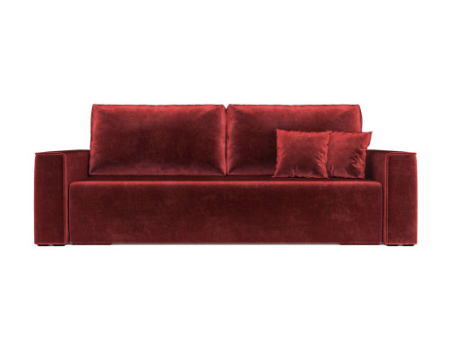 Диван Манхэттен бархат красный STAR VELVET 3 DARK RED
