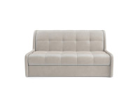 Диван Аккордеон Барон №6 бархат бежевый STAR VELVET 6 LIGHT BEIGE