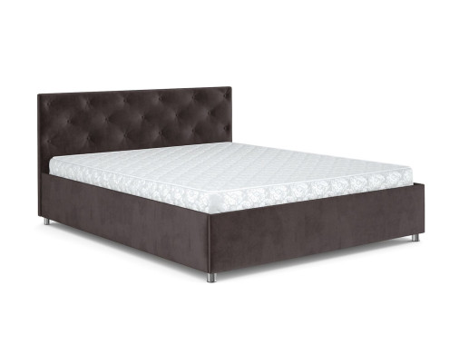 Кровать Классик бархат шоколадный STAR VELVET 60 COFFEE 160
