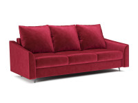 Диван Уэльс бархат красный/ STAR VELVET 3 DARK RED