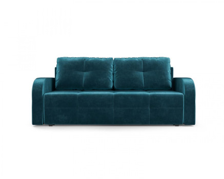 Диван Марсель №3 бархат сине-зеленый STAR VELVET 43 BLACK GREEN