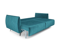 Диван Осло бархат сине-зеленый STAR VELVET 43 BLACK GREEN