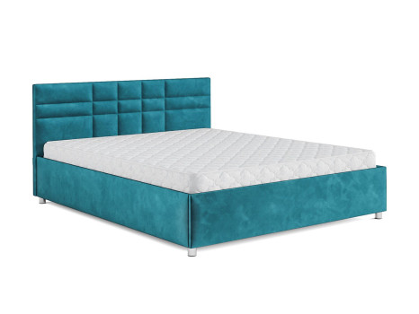 Кровать Нью-Йорк бархат сине-зеленый STAR VELVET 43 BLACK GREEN 160