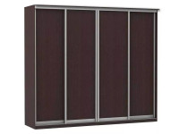 Шкаф купе Модерн 2362х600 4-х дверный 4-х секционный глухой венге