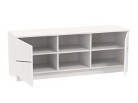 67.23 Брандо тумба под ТВ 1400 МДФ геометрия - Белый