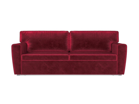Диван Оскар бархат красный STAR VELVET 3 DARK RED