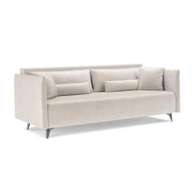 Диван Майами бархат бежевый STAR VELVET 6 LIGHT Beige