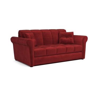 Диван Гранд бархат красный / STAR VELVET 3 DARK RED