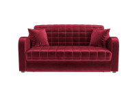 Диван Аккордеон Барон №4 бархат красный STAR VELVET 3 DARK RED
