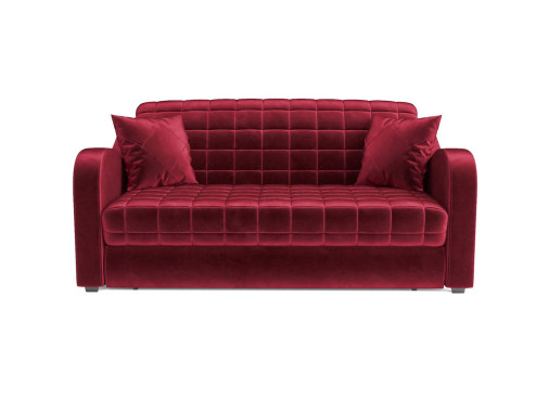 Диван Аккордеон Барон №4 бархат красный STAR VELVET 3 DARK RED