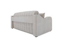 Диван Аккордеон Барон №4 бархат бежевый STAR VELVET 6 LIGHT BEIGE