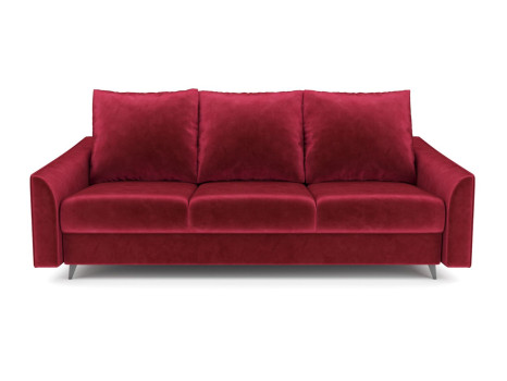 Диван Уэльс бархат красный/ STAR VELVET 3 DARK RED
