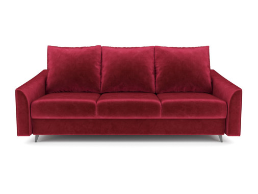 Диван Уэльс бархат красный/ STAR VELVET 3 DARK RED