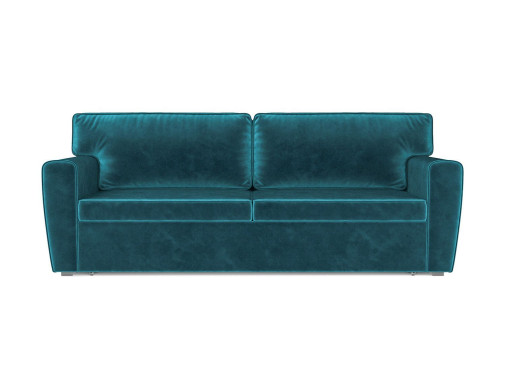Диван Оскар бархат сине-зеленый STAR VELVET 43 BLACK GREEN