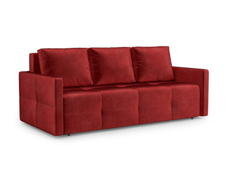 Диван Марсель №2 бархат красный  STAR VELVET 3 DARK RED
