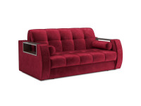 Диван Аккордеон Барон №3 бархат красный STAR VELVET 3 DARK RED