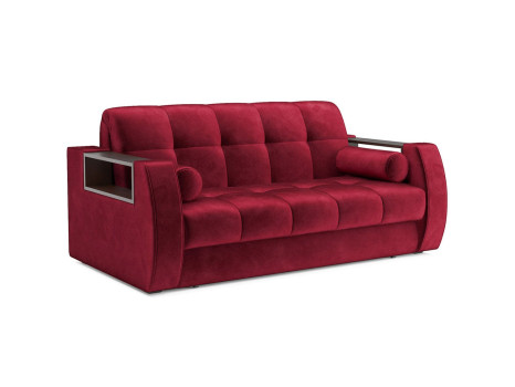 Диван Аккордеон Барон №3 бархат красный  STAR VELVET 3 DARK RED