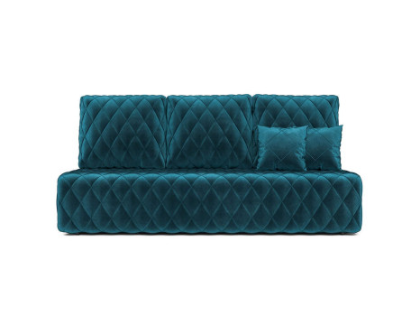 Диван Роял бархат сине-зеленый STAR VELVET 43 BLACK GREEN