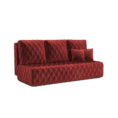 Диван Роял бархат красный STAR VELVET 3 DARK RED