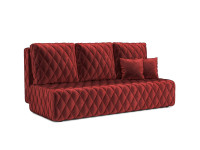 Диван Роял бархат красный STAR VELVET 3 DARK RED