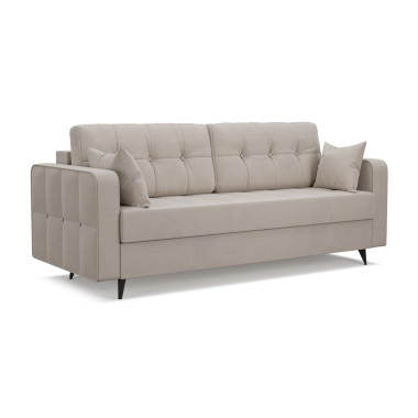 Диван Снеп бархат бежевый STAR VELVET 6 LIGHT Beige