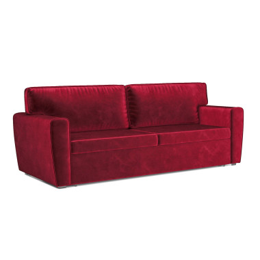Диван Оскар бархат красный STAR VELVET 3 DARK RED