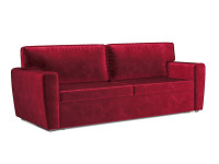 Диван Оскар бархат красный STAR VELVET 3 DARK RED