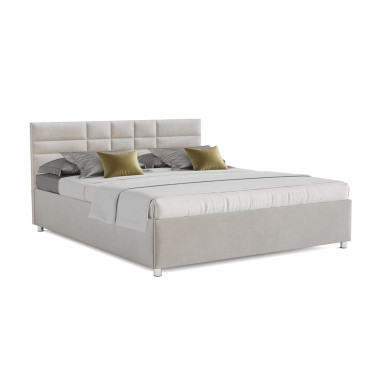 Кровать Нью-Йорк бархат бежевый / STAR VELVET 6 BEIGE 160