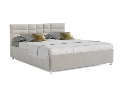 Кровать Нью-Йорк бархат бежевый / STAR VELVET 6 BEIGE 160