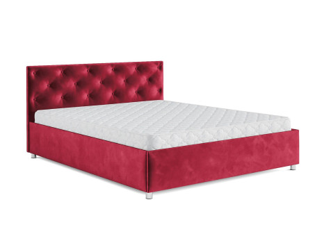 Кровать Классик бархат красный STAR VELVET 3 DARK RED 160