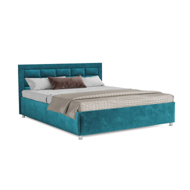 Кровать Версаль бархат сине-зеленый STAR VELVET 43 BLACK GREEN 160