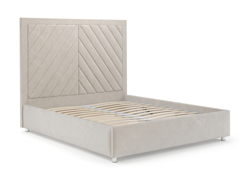 Кровать Мишель бархат бежевый STAR VELVET 6 LIGHT Beige 160