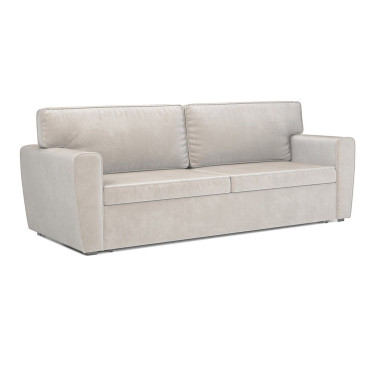 Диван Оскар бархат бежевый STAR VELVET 6 LIGHT Beige