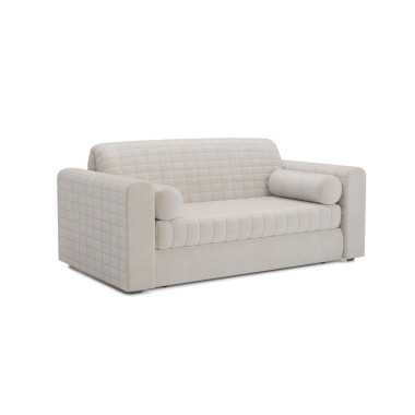 Диван Аккордеон Барон №5 бархат бежевый STAR VELVET 6 LIGHT BEIGE