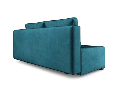 Диван Марсель №1 бархат сине-зеленый STAR VELVET 43 BLACK GREEN