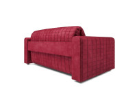 Диван Аккордеон Барон №5 бархат красный STAR VELVET 3 DARK RED