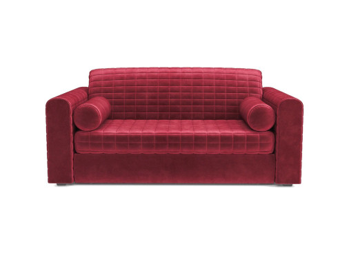 Диван Аккордеон Барон №5 бархат красный STAR VELVET 3 DARK RED