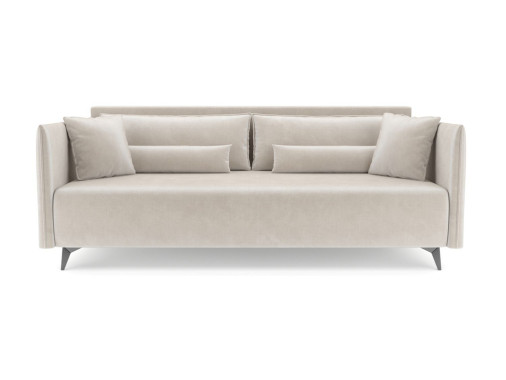 Диван Майами бархат бежевый STAR VELVET 6 LIGHT Beige
