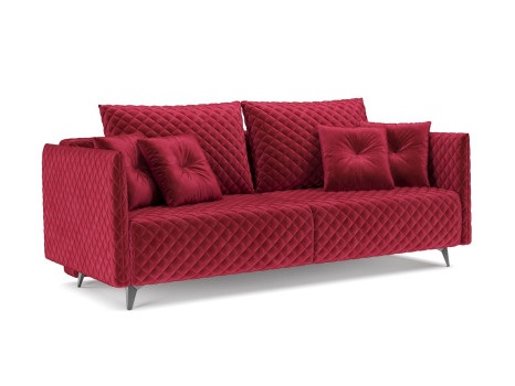 Диван Вашингтон бархат красный/ STAR VELVET 3 DARK RED