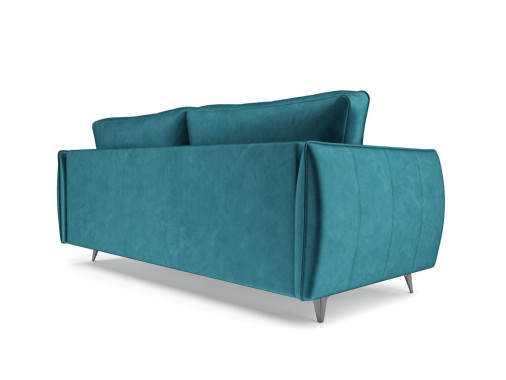 Диван Осло бархат сине-зеленый STAR VELVET 43 BLACK GREEN