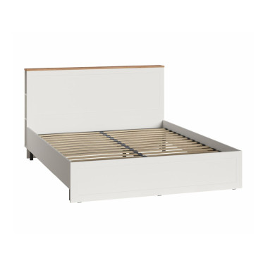 Остин Кровать 11.53 белый/дуб золотой