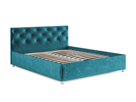 Кровать Классик бархат сине-зеленый STAR VELVET 43 BLACK GREEN 160