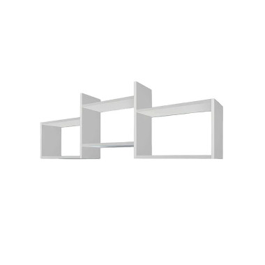 Полка навесная Кубик-6 Белый