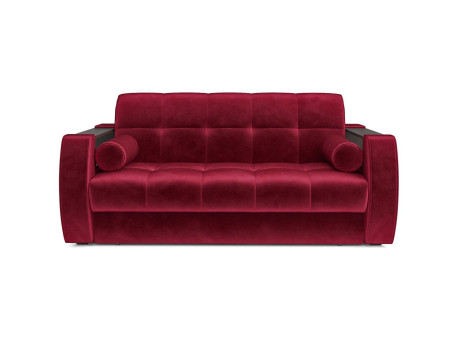 Диван Аккордеон Барон №3 бархат красный STAR VELVET 3 DARK RED