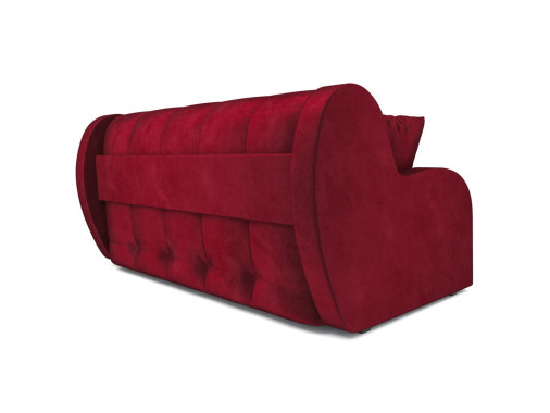 Диван Аккордеон Барон бархат красный Star Velvet 3 Dark Red