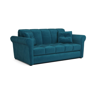Диван Гранд бархат сине-зеленый Star Velvet 43 Black green