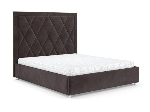 Кровать Треви бархат шоколадный STAR VELVET 60 COFFEE 160